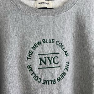 Authentic The new blue collar champion crewneck